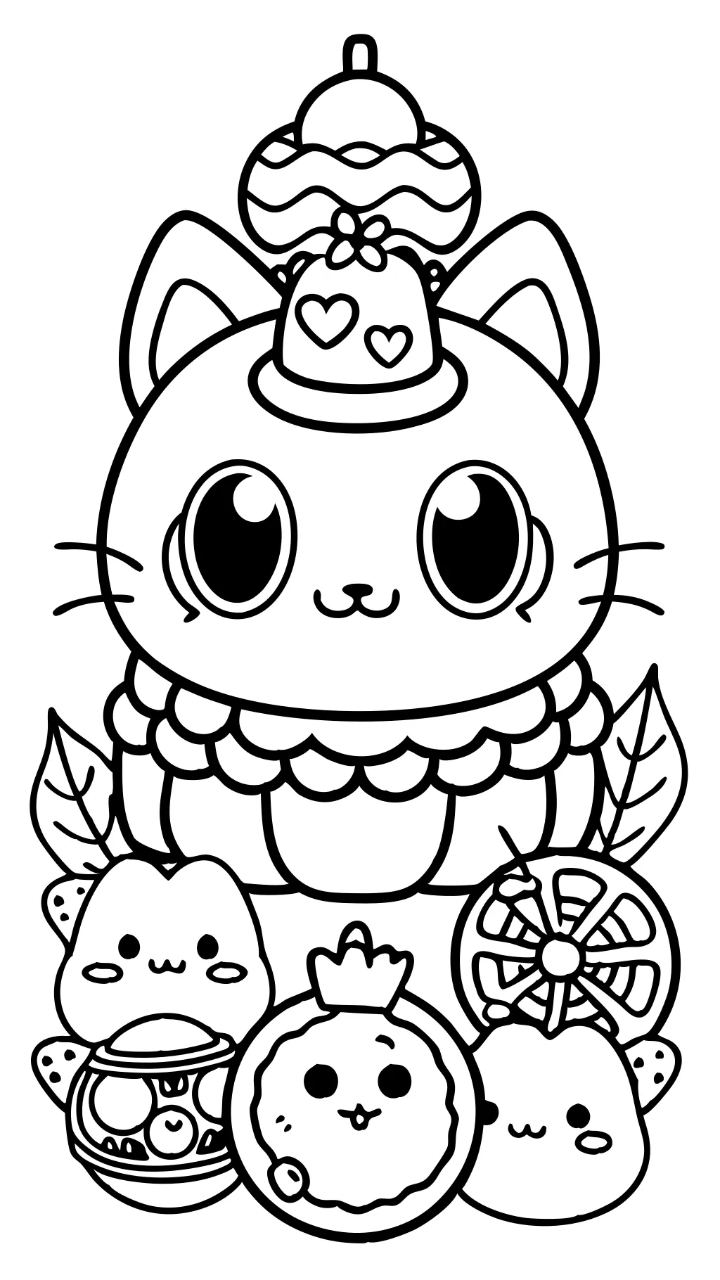 kawaii coloring pages for adults